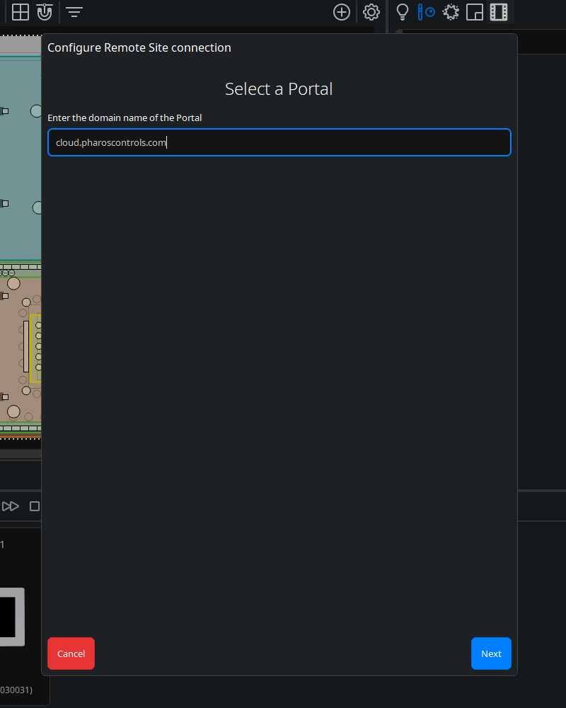 Entering the Cloud URL in Express